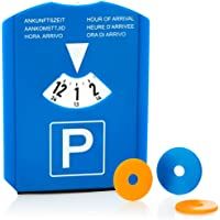 com-four® 1x Disco de estacionamiento con raspador de Hielo- Borde de Goma y virutas del Carro de la Compra…